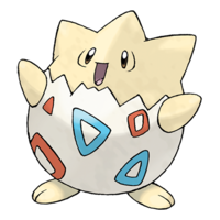 Togepi waving both arms