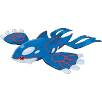 Kyogre floating